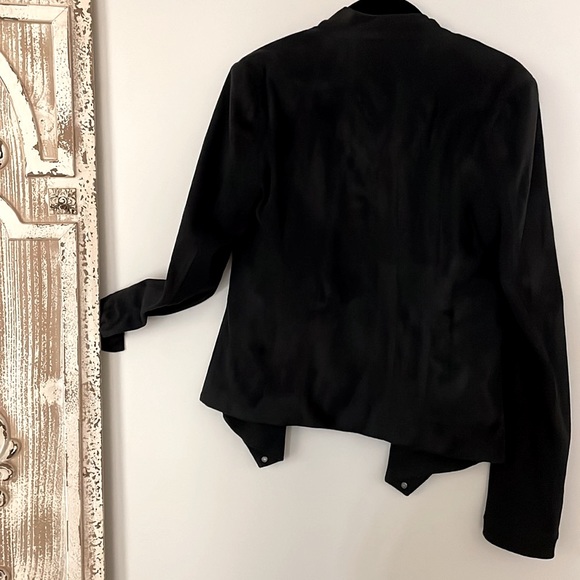 EXPRESS Black faux suede studded jacket - Picture 3 of 6